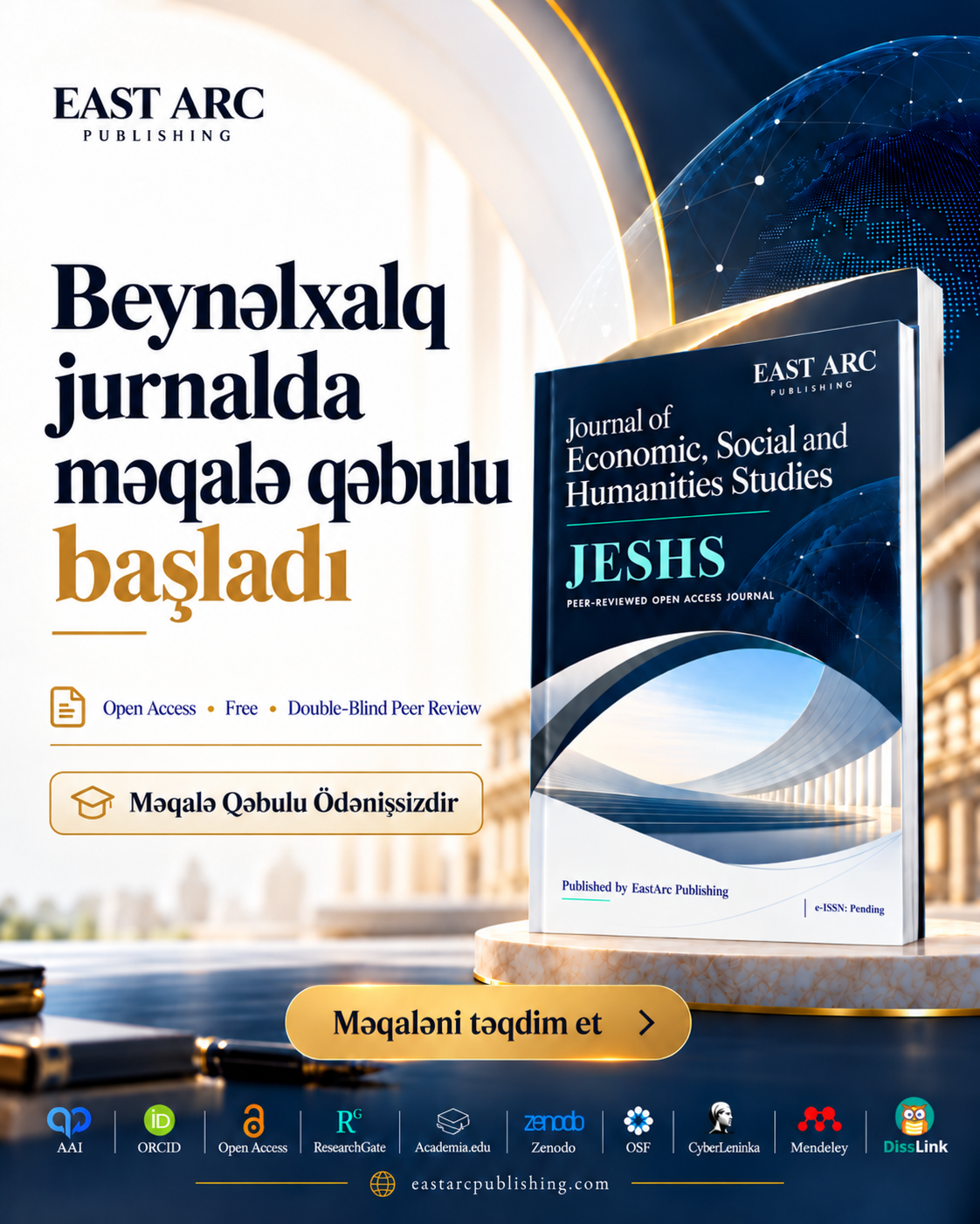 Free Publication Call for Papers: JESHS International Journal, November 2026 Issue